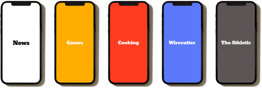 News | Games | Cooking | Wirecutter | The Athletic