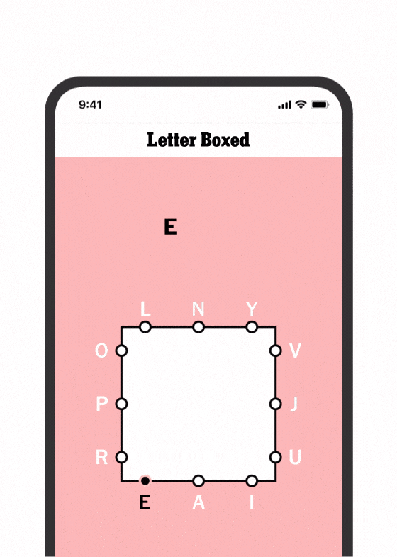 Letter Boxed
is in the app