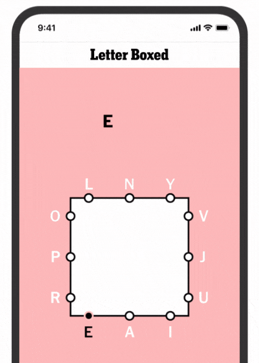 Letter Boxed
is in the app