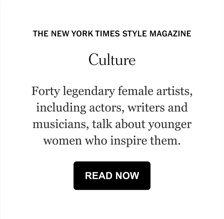 THE NEW YORK TIMES STYLE MAGAZINE | Culture