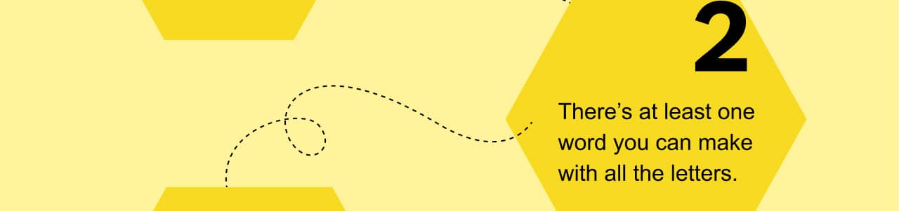 There's at least one word you can make with all the letters.