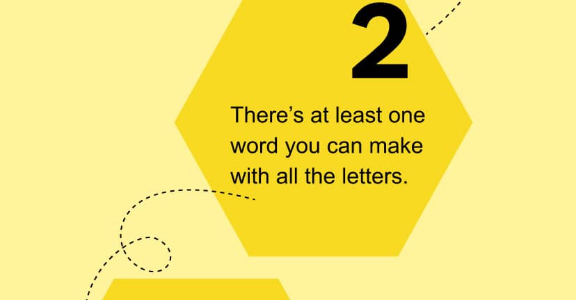 There's at least one word you can make with all the letters.