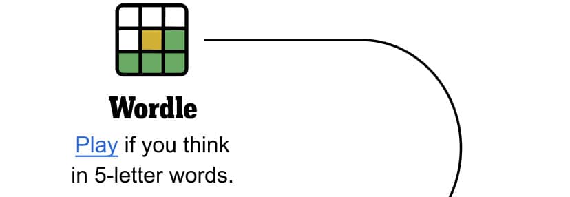 Wordle - Play if you think in 5-letter words.