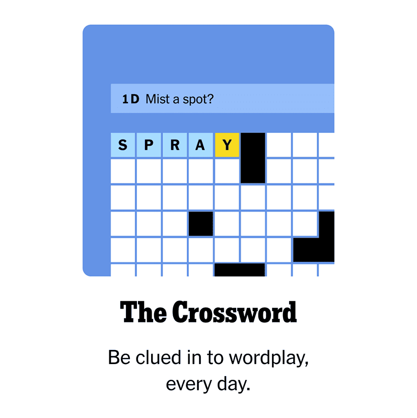 The Crossword | Be clued in to wordplay, every day.