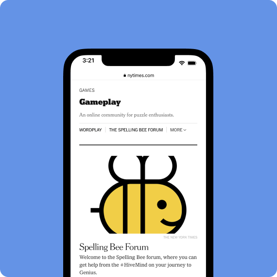 Check out our Gameplay column and the Spelling Bee Forum comments section for tips.