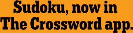 Sudoku, now in The Crossword app.